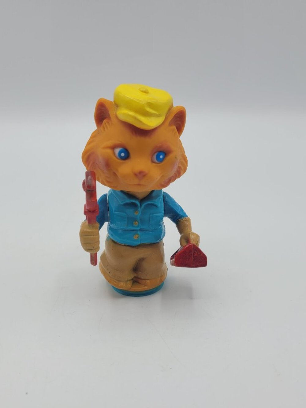 1975 Mattel Hub Bubs Happy Hollow Playset #9311 Cat Plumber Figure